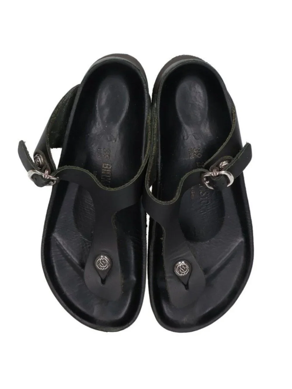 Chrome Hearts Gizeh Gunslinger Leather Sandals